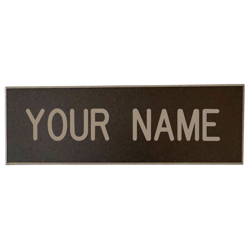 Army Pinks & Greens Uniform Name Plates For AGSU
