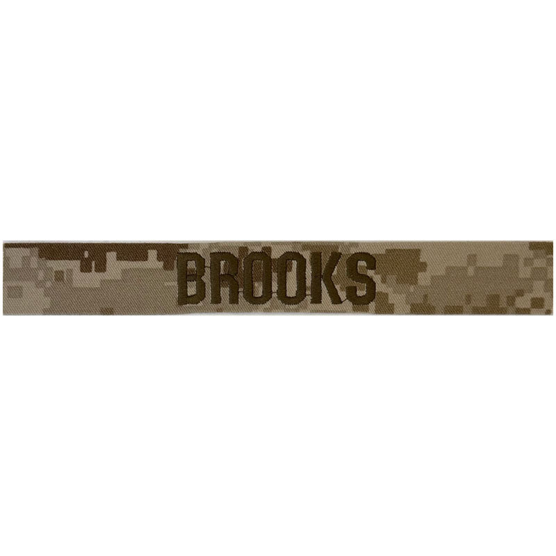 Custom Desert MCCU Name Tape (Sew On) [G0019]