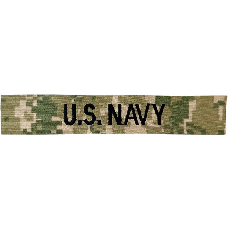 NWU U.S. NAVY Name Tape Type 3 Woodland Sew On (Each) [G0028]