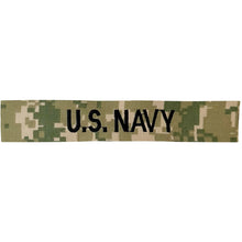 NWU U.S. NAVY Name Tape Type 3 Woodland Sew On (Each) [G0028]
