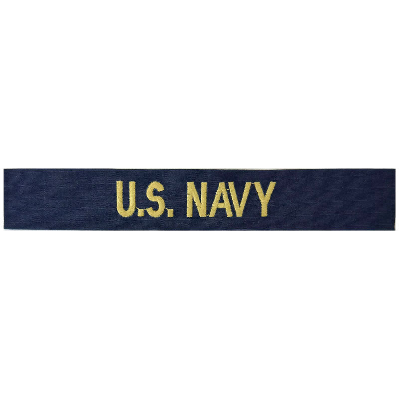 Officer Navy "U.S. NAVY" Name Tapes (Sew On) [G0081]