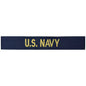 Officer Navy "U.S. NAVY" Name Tapes (Sew On) [G0081]