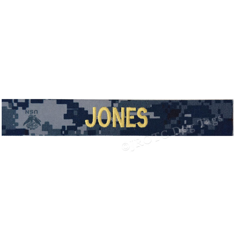 Officer NWU Navy Custom Name Tape (Sew On) [G0087]