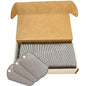 Box Of Blank Dog Tags Stainless Steel [G0089]