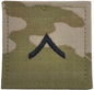 Army OCP Active-Duty Hook Back Rank